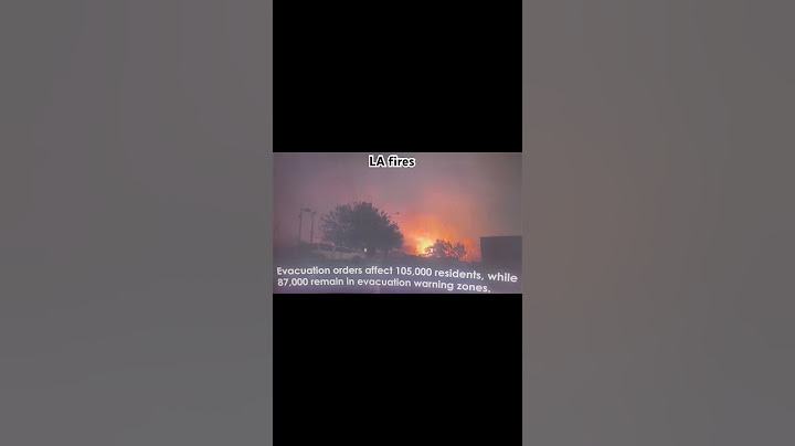 LA Fires: New evacuation orders following risk to life warning in California USA #fire #fireplac