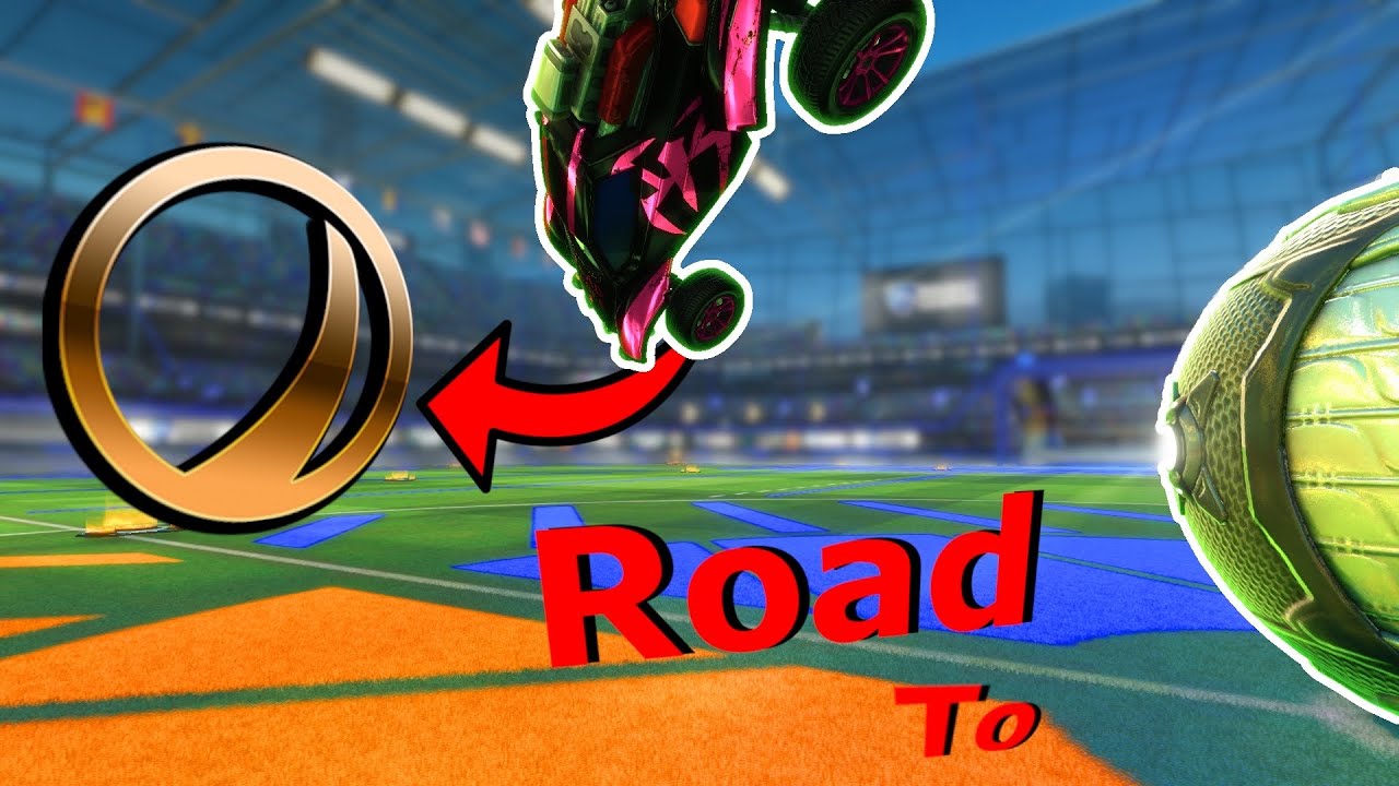 ROAD TO BRONZE! Way Too Intense Gameplay In Rocket League - YouTube