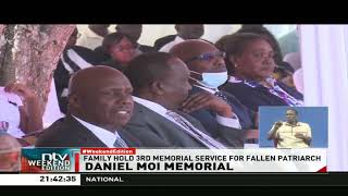 Moi family holds third memorial service for Kenya's second president