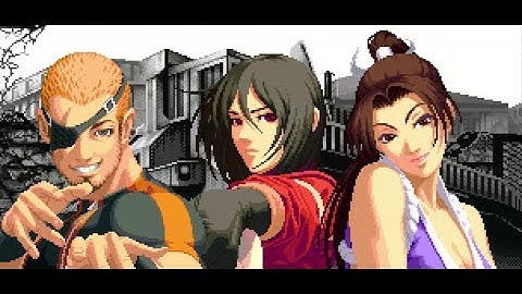 485: King of Fighters 2000 NEOGEO MVS \\ Ramon, Mai, Jhun, Whip lvl 8 Arcade team play attempts!