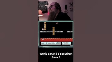 Rank 1 - World 8 - Hand 3 #speedrun #retrogaming #nintendo #mario #perfect