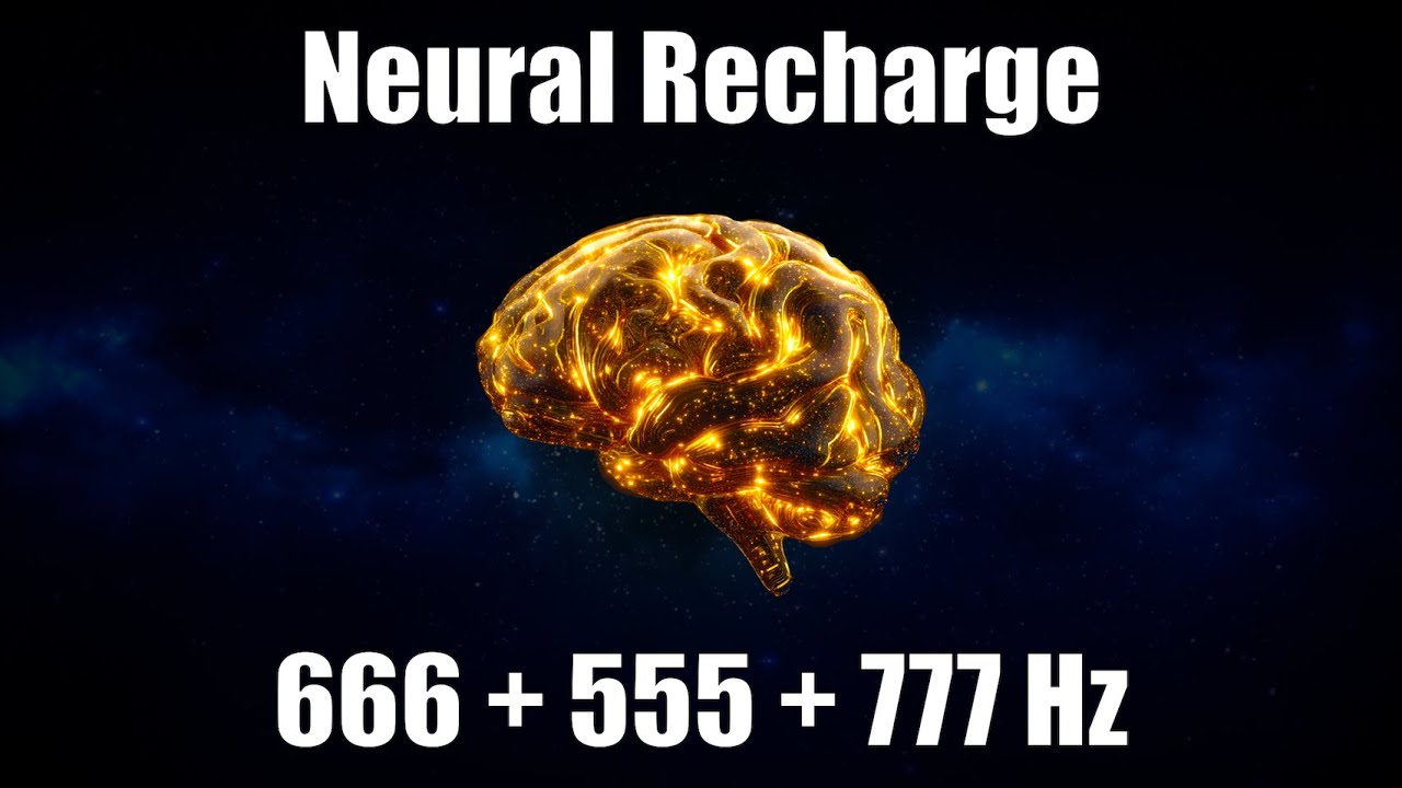 Neural Recharge ✨ | 555 + 666 + 777 Hz ⚡🧠 Futuristic Frequency Reset