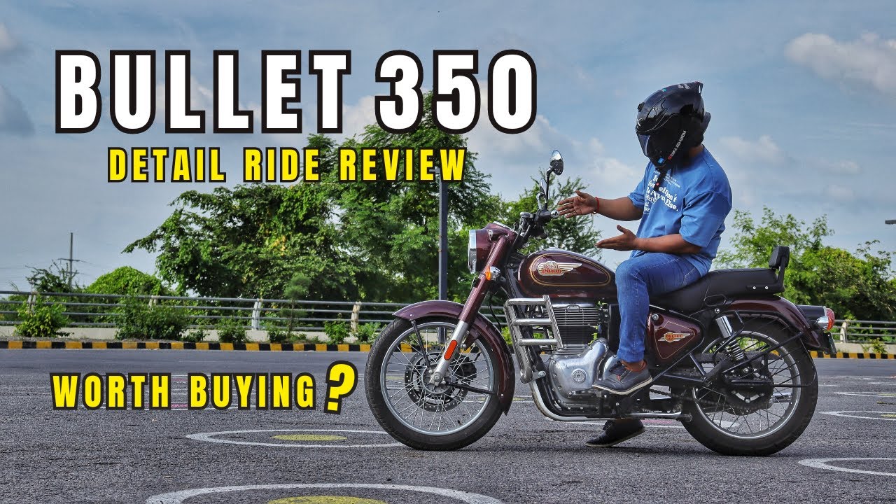 All New Royal enfield Bullet 350 Detail Ride Review | Worth Buying In ...