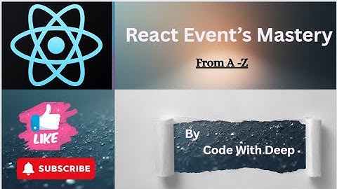 Master React Event Handling in 10 Minutes | Real Examples + Best Practices  #codewithdeep #reactjs