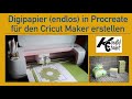 Design Papier für den Cricut Maker in Procreate selber erstellen