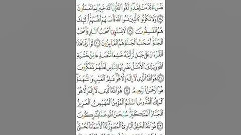أواخر سورة الحشر بصوت القارئ سلطان البلوشي
