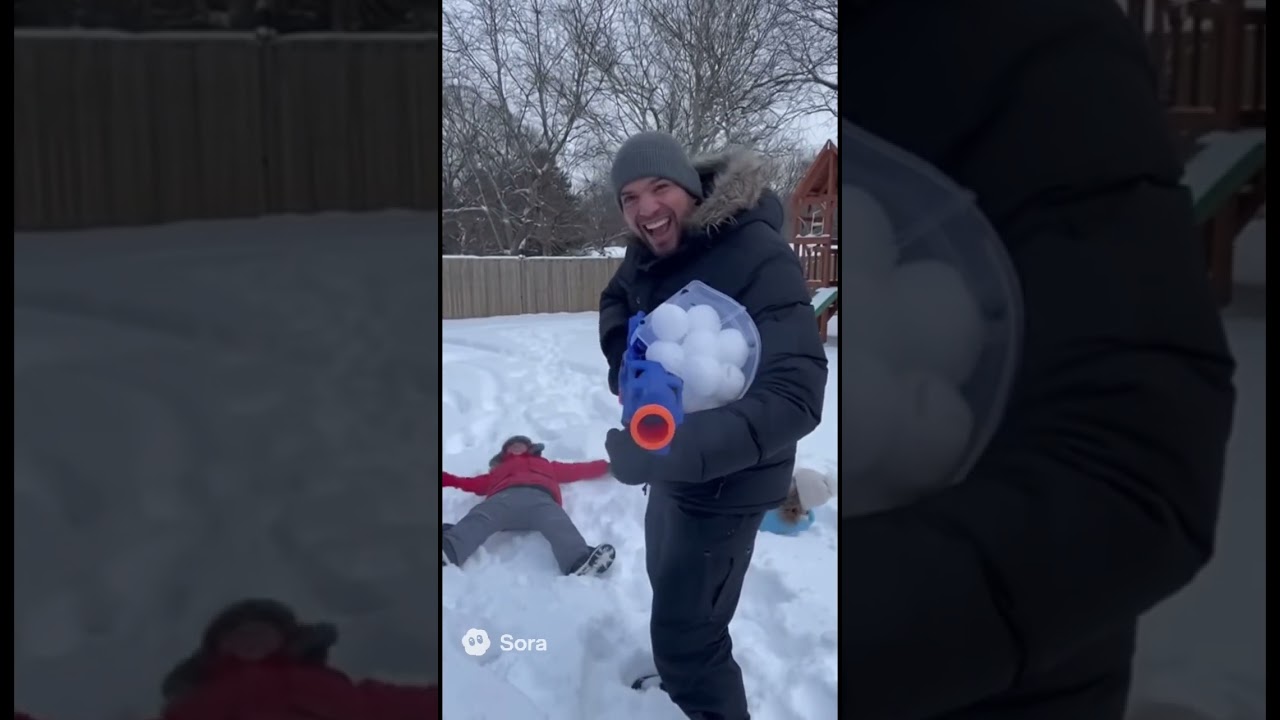 Snowball Cannon! 