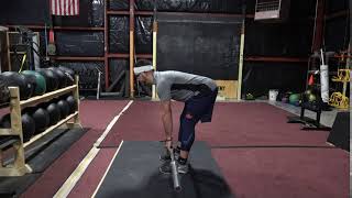 Barbell Drop Catch RDL