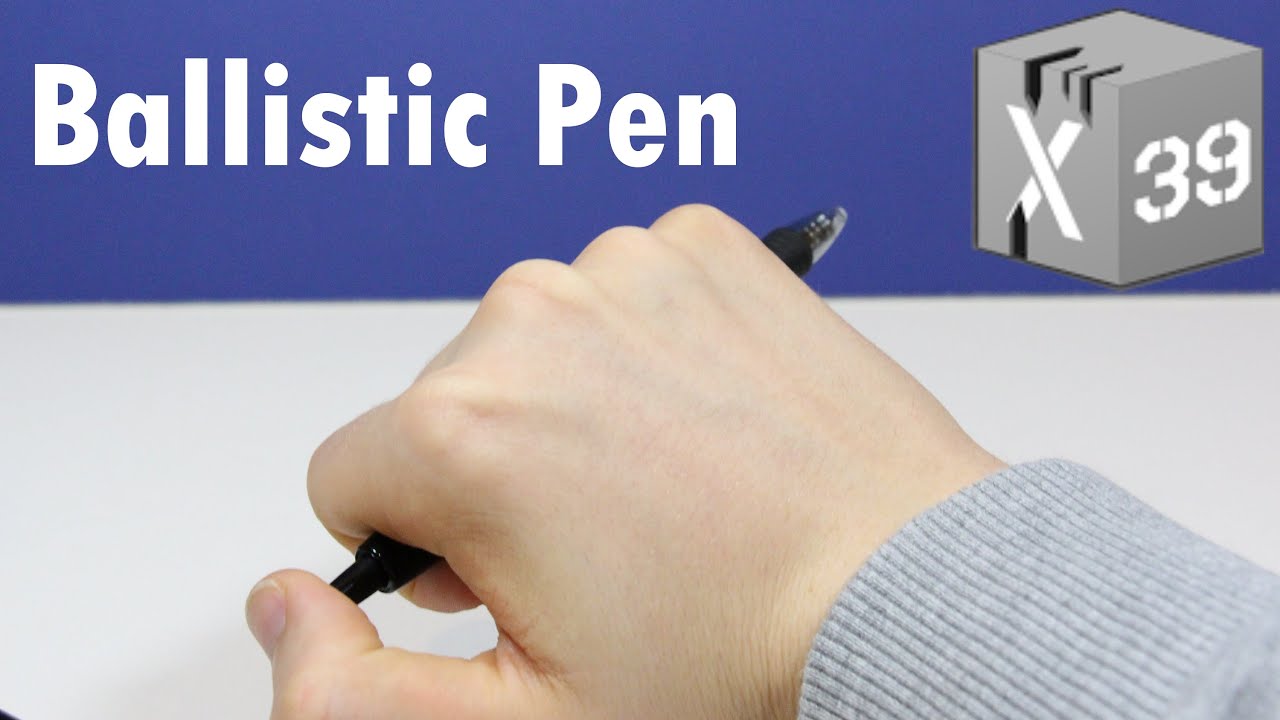 How to make a pen shoot like a Ballistic Knife! Ballistic Pen