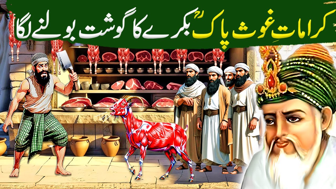 Bakre ka Gosht Bolne laga |Ghous Pak ka Waqia |Shiekh Abdul Qadir Jillani ka waqia|Moral Stories