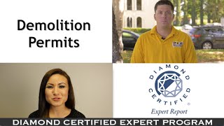 Diamond Certified Experts: Demolition Permits