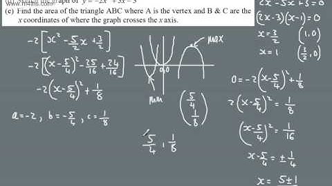 A Level - A* Students - Core 1 Extension Questions Quadratic Functions 4