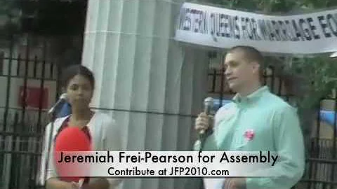 NY Assembly Candidate Jeremiah Frei-Pearson on Mar...