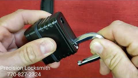 Master Lock combination changing