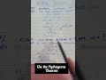 Use phythagoras Thorem || Mathtips #shorts #exercisesolution