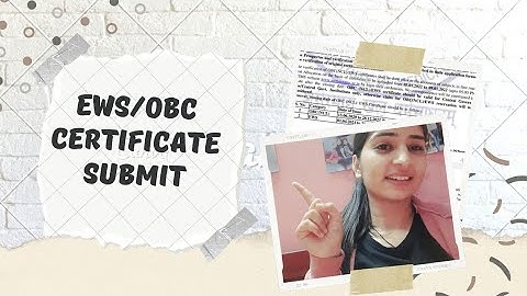 OBC/EWS certificate submission||Aiims Nursing||Certificate update||