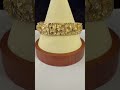 GovDeals: Beautiful, 24k Gold, 1/2" Wide, Nugget Bracelet, 8