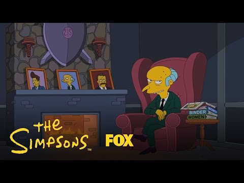 Mr. Burns Endorses Romney | Season 24 | THE SIMPSONS