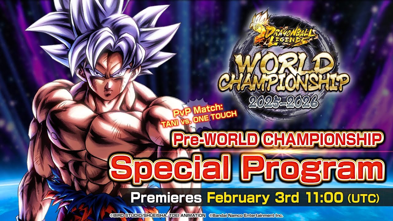 DRAGON BALL LEGENDS】Pre-WORLD CHAMPIONSHIP Special Program - YouTube