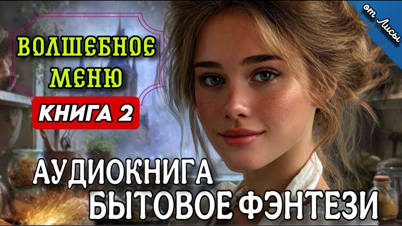 ПОЛНАЯ АУДИОКНИГА : ВОЛШЕБНОЕ МЕНЮ Книга 2 / Слушать БЫТОВОЕ ФЭНТЕЗИ