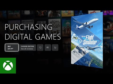 Purchasing digital games on Xbox Series S