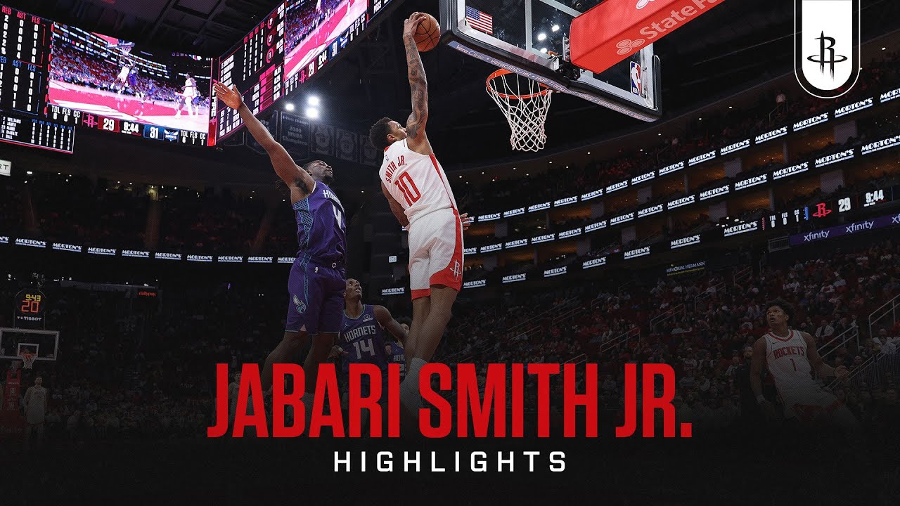 Jabari Smith Jr. (17 points) Highlights vs. Charlotte Hornets