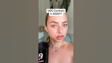 You NEED UGC contract in 2025 🤯 #ugccontract #ugctips