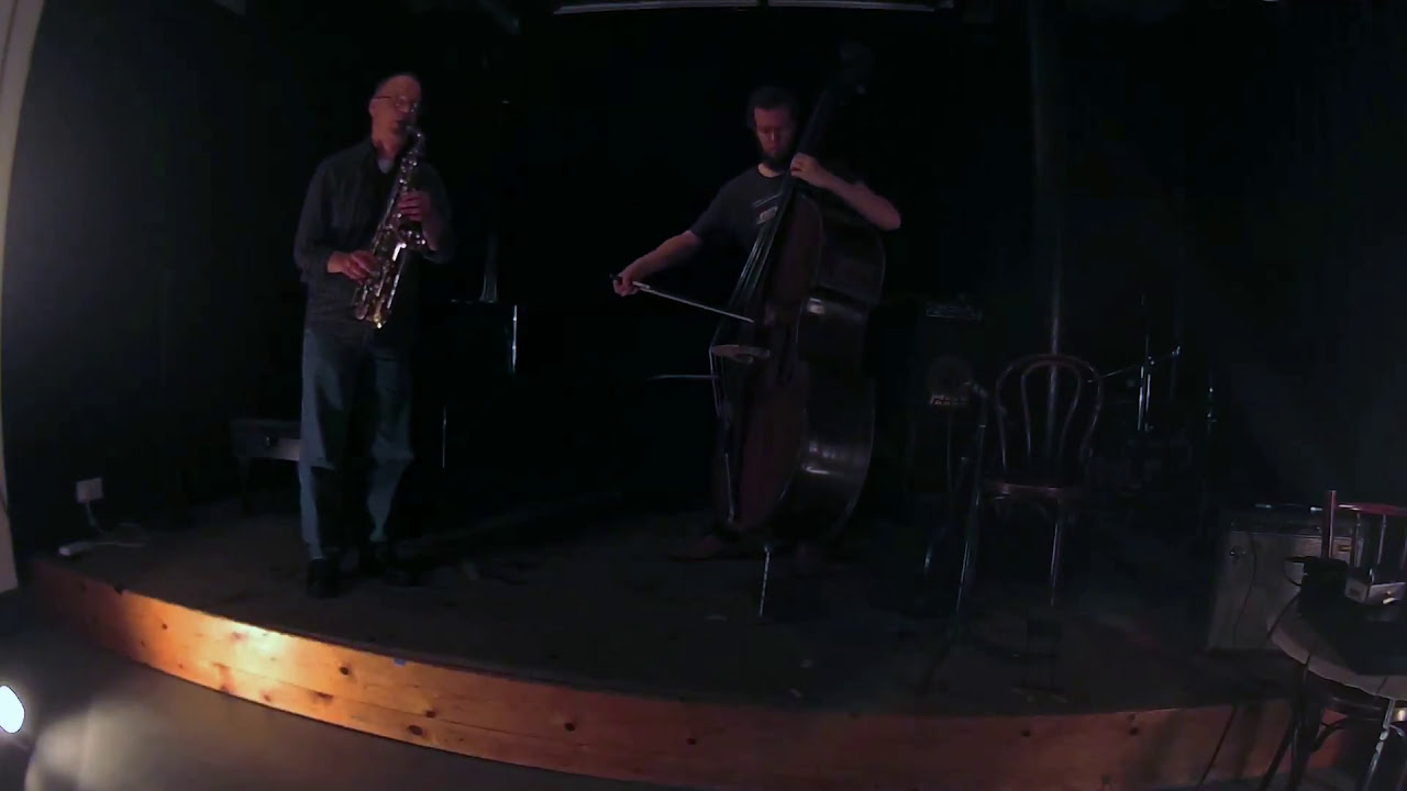 Yves Charuest (sax) Dominic Lash (bass) Set one Mopomoso October 2017