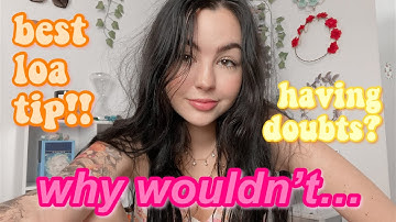 how to deal with DOUBTS while manifesting