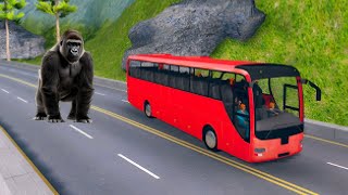 #busgame coach bus games 🚍 bus simulator | bus gadi game | bus wali | autobus video | dj bus khela screenshot 1