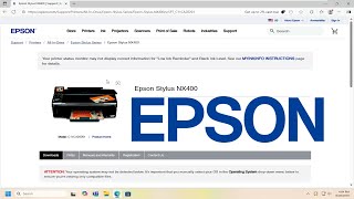 How To Install and Setup Epson Stylus NX400 Printer [Guide]