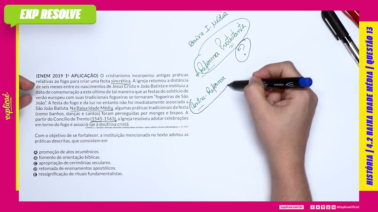 O CRISTIANISMO INCORPOROU ANTIGAS PRÁTICAS RELATIVAS AO FOGO PARA CRIAR(...) | BAIXA IDADE MÉDIA