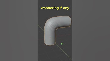Hey Blender Experts! How do you bend a pipe? #blender #blender3d #3dmodeling #howto #blendermodeling