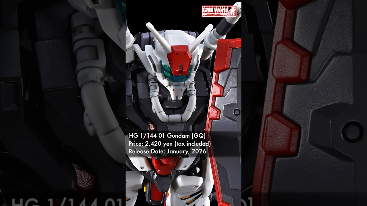 P-Bandai: HG 1/144 01 Gundam [GQ] - Release Info(01ガンダム) - YouTube