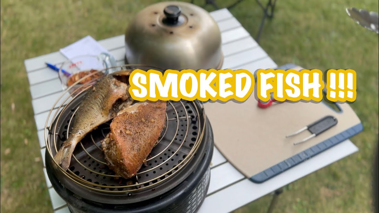How to smoke fish and bake potatoes on a COBB BBQ