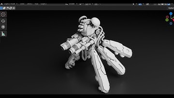Make a Combat Robot - Grid Modeler (blender addon)