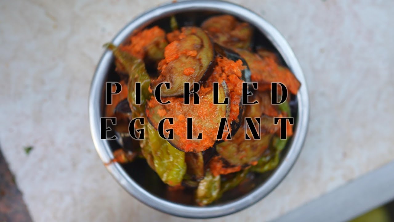 Pickled eggplant Egyptian 4K 24 fps Free Footage YouTube