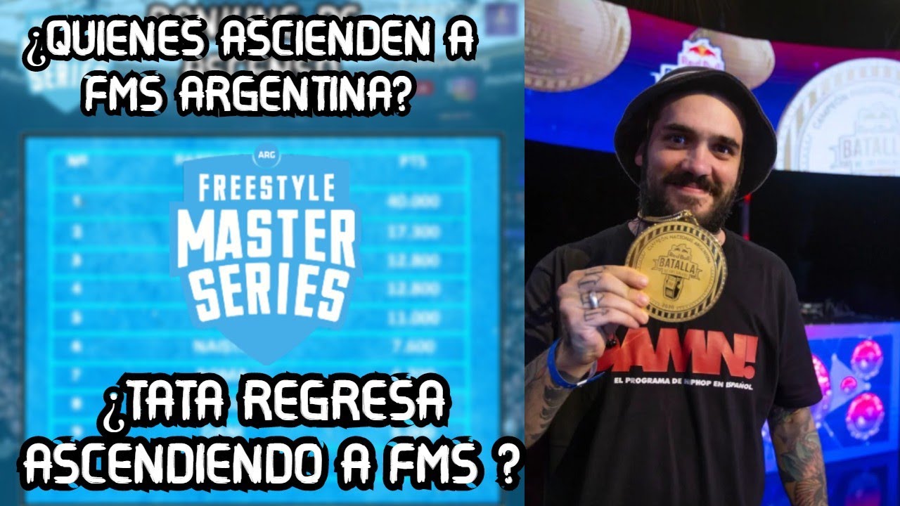 va el ranking de ascenso para la FMS ARGENTINA? Tabla de ascenso