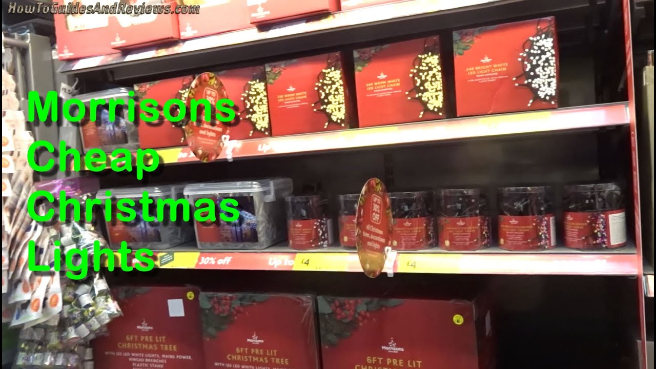 Morrisons Supermarket CHEAP Battery Operated String Christmas Lights