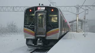 【E129系電車走行音　添乗音】　3921M　快速　村上　モハE129－4　新潟ー新発田
