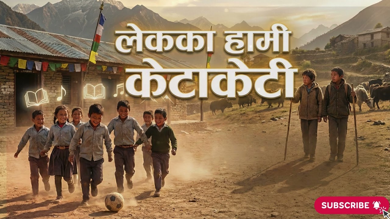 लेकका हामी केटाकेटी | Powerful Rock Version | Nepali AI Music