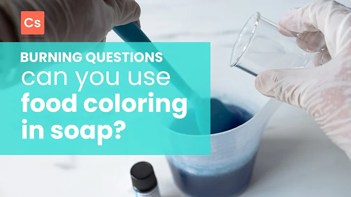 Can You Use Food Coloring in Soaps? | CandleScience Burning Questions