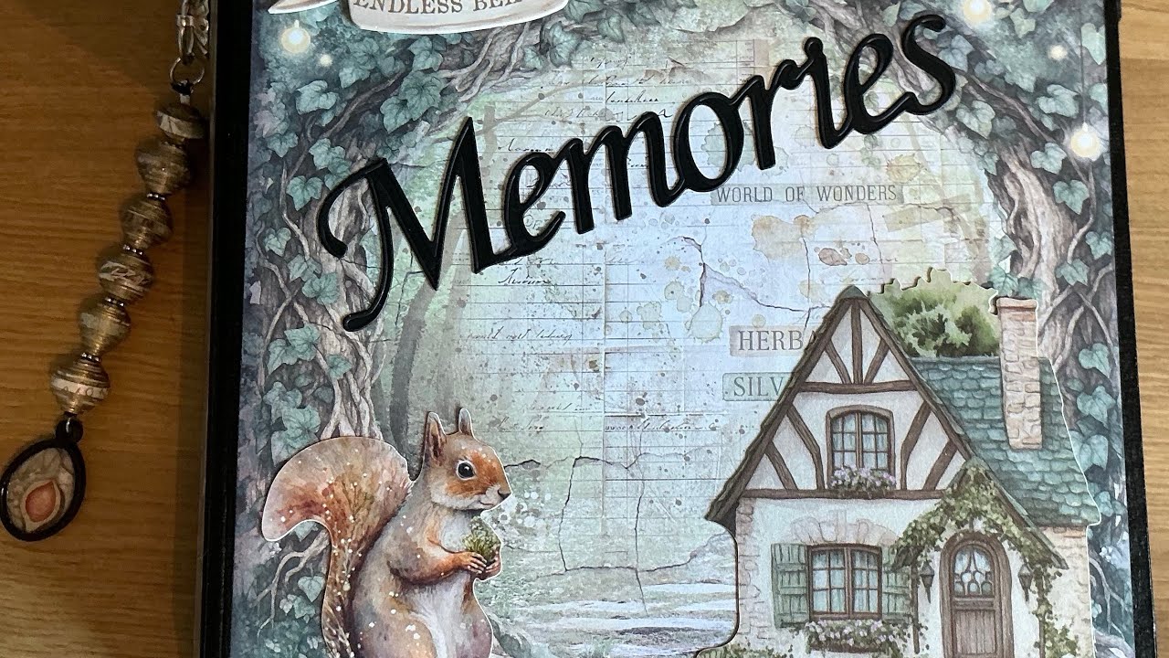 STAMPERIA - Herbarium Silvae. Пошаговое описание завершенного альбома.