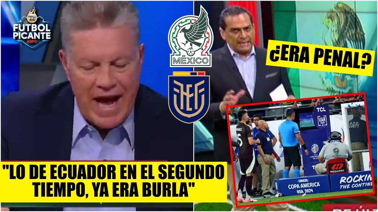 PELÁEZ FURIOSO con ECUADOR en empate vs MEXICO. Ramos Rizo OPINA sobre el NO PENAL | Futbol Picante