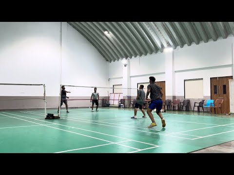 Boys Doubles Badminton Match Raw - YouTube