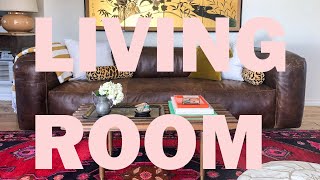 Small Awkward Rental Living Room Makeover: BEFORE & AFTER