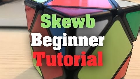 Very Easy Skewb Tutorial How to Solve and Scramble
