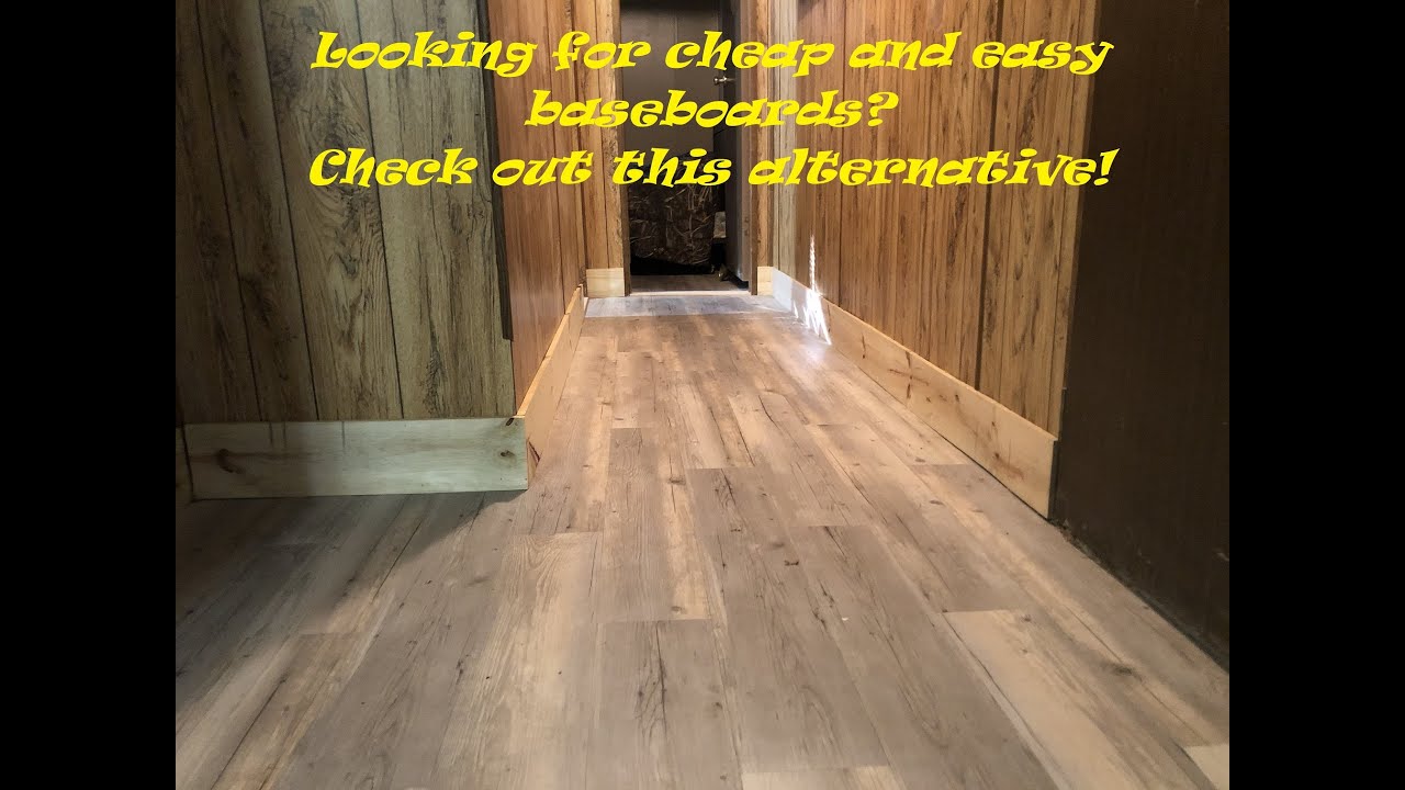 DIY farmhouse baseboards (Paintable) YouTube