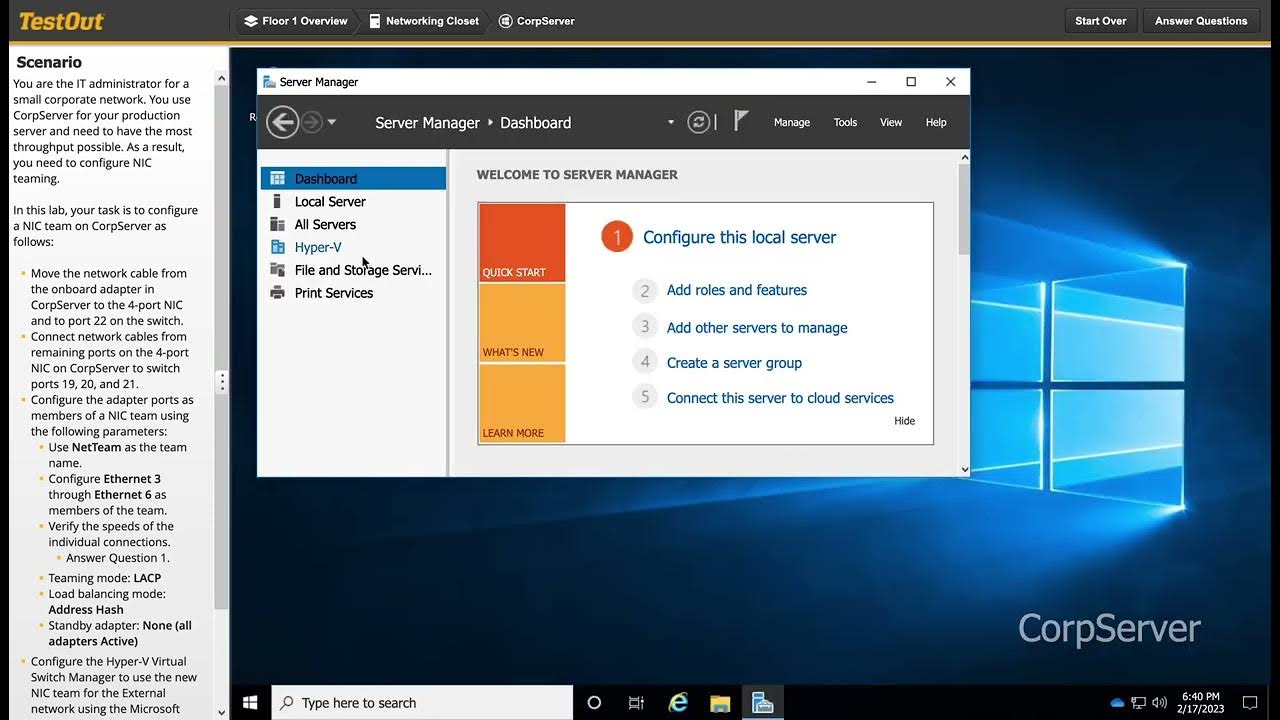 TestOut Network Pro Lab 11.6.9 Tutorial YouTube