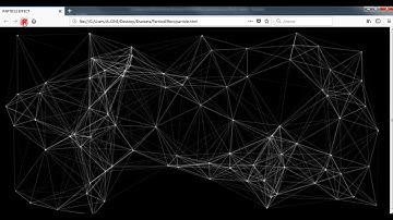 BACKGROUND PARTICLE  ANIMATION EFFECT  IN CSS AND JS  – BRACKETS  Turkish Video Tutorial
